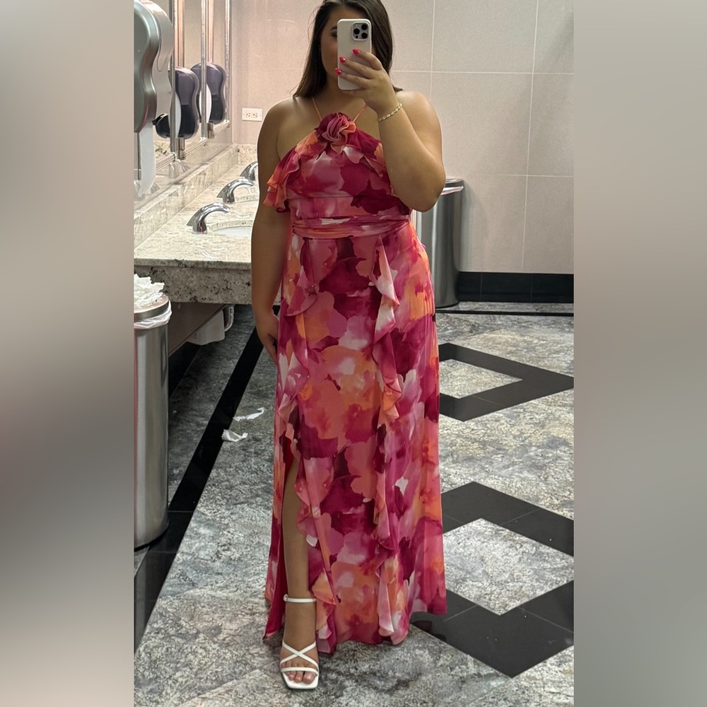 Xscape Halter Maxi Dress